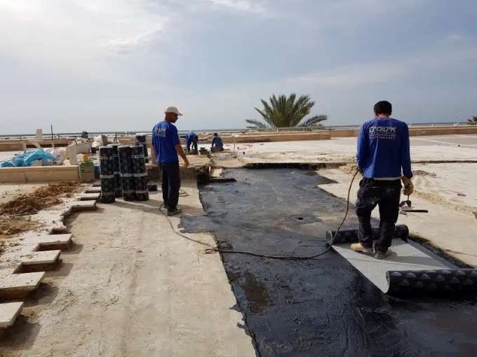 איטום גג משותף ביריעות ביטומניות ברמת גן